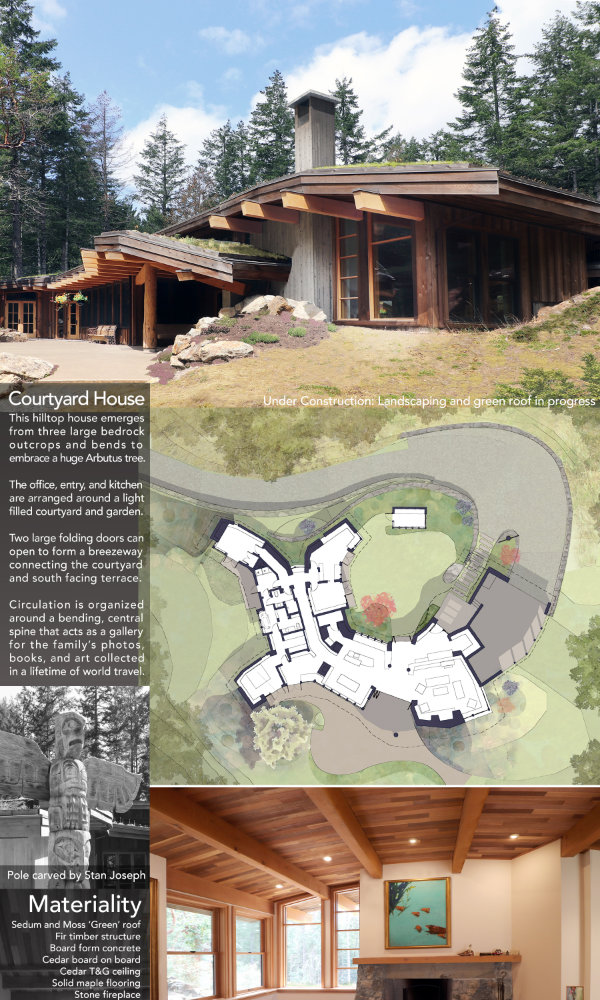 Greenway Studio Architecture (House Designer, Victoria, Oak Bay, Saanich, BC) | Greenway Studio Integrated Arts designs and fabricates specialized art installations to make their integration in to the built environment practical and accessible to clients. Working in mosaic tile, stained glass, wood, metal, stone, and concrete we design and fabricate original work that is rooted in such diverse influences as Antonio Gaudi, and the organic architecture of Frank Lloyd Wright, Bruce Goff, and James Hubble.