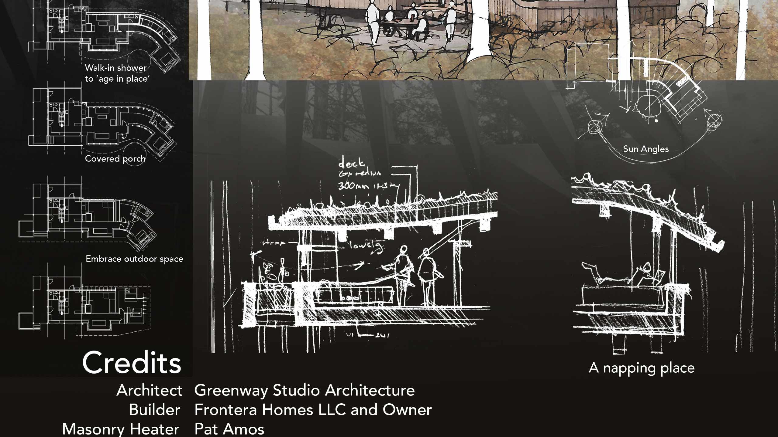 Forest Cabin © Greenway Studio Architecture (House Designer, Victoria, Oak Bay, Saanich, BC)