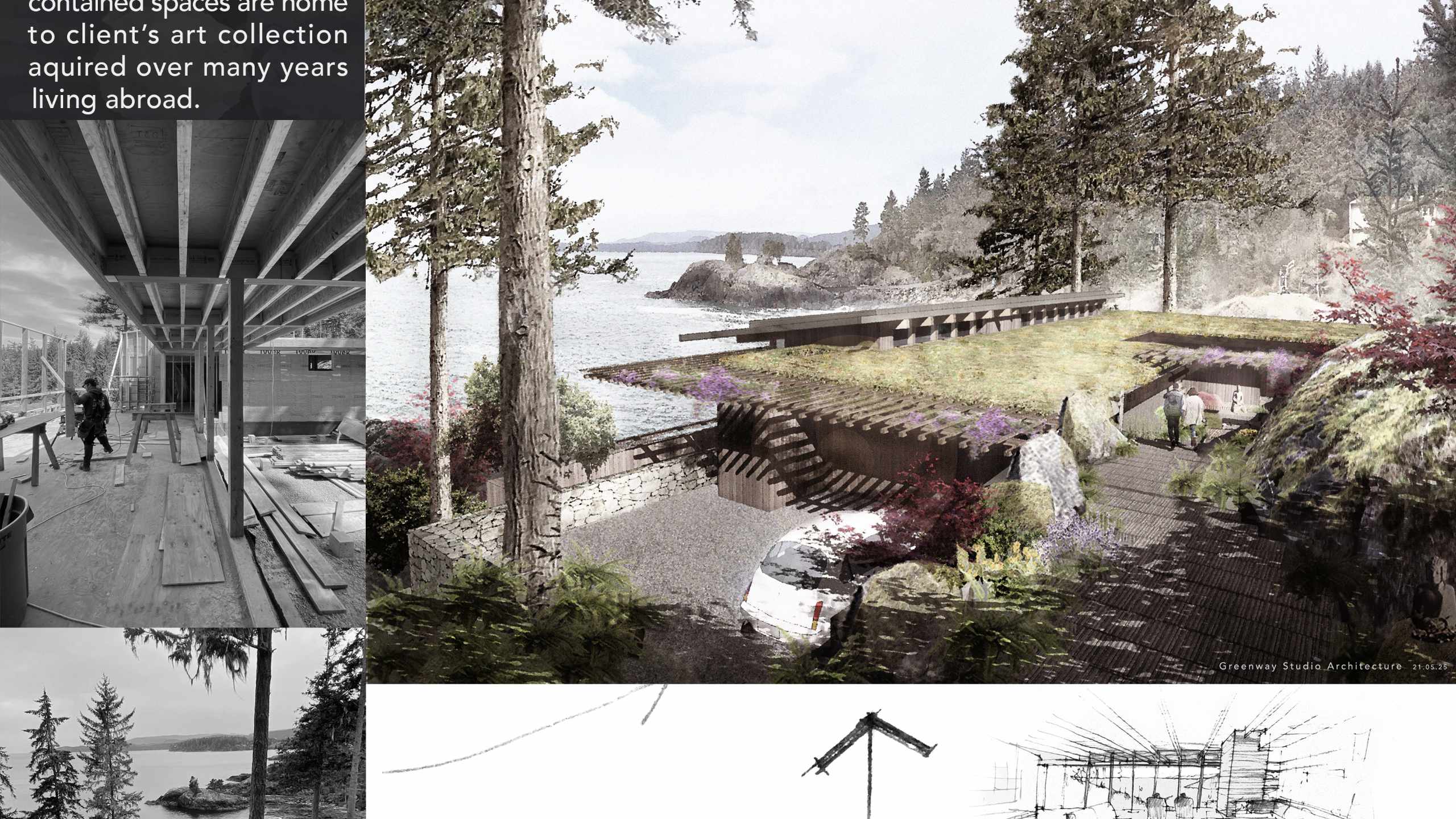 The Inlet House © Greenway Studio Architecture (House Designer, Victoria, Oak Bay, Saanich, BC)