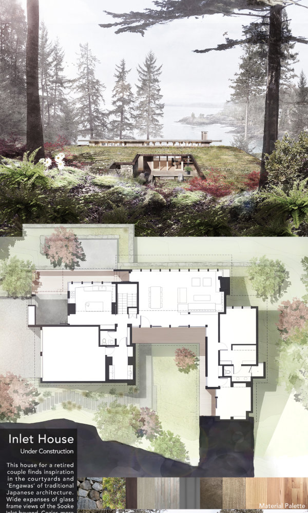 Greenway Studio Architecture (House Designer, Victoria, Oak Bay, Saanich, BC) | Greenway Studio Integrated Arts designs and fabricates specialized art installations to make their integration in to the built environment practical and accessible to clients. Working in mosaic tile, stained glass, wood, metal, stone, and concrete we design and fabricate original work that is rooted in such diverse influences as Antonio Gaudi, and the organic architecture of Frank Lloyd Wright, Bruce Goff, and James Hubble.